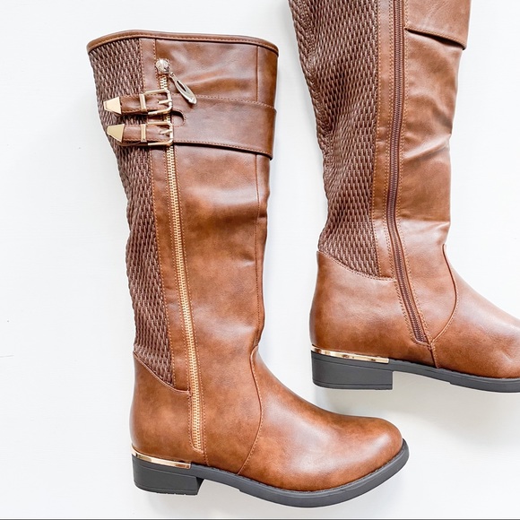 Top Moda Tan Boot Ginger-1 - Picture 3 of 8